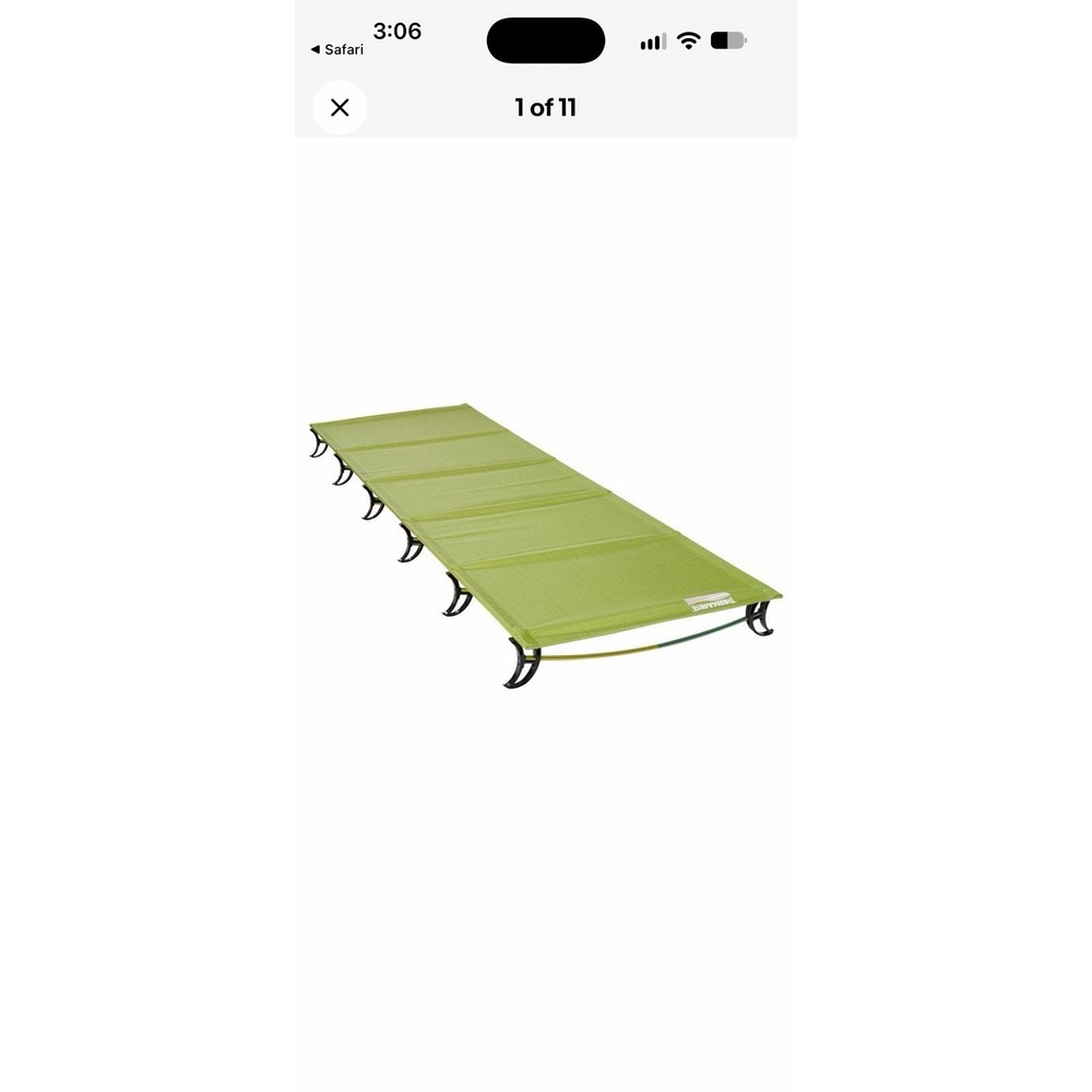 Therm-A-Rest UltraLite Cot Camping/Backpacking Light Weight Packable Camp Cot